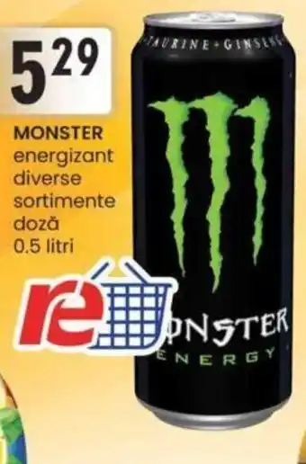 Monster energizant diverse sortimente doză 0.5 litri