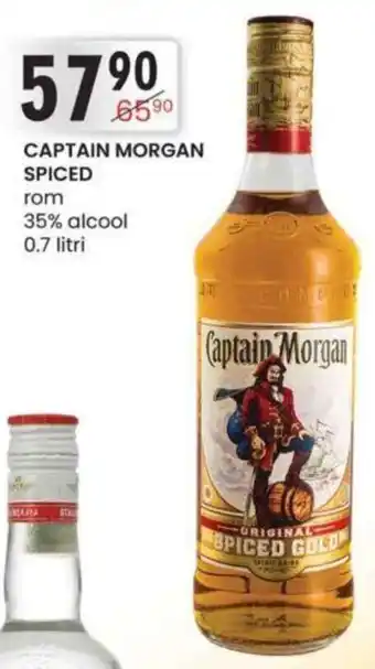 Captain Morgan Spiced rom 35% alcool 0.7 litri