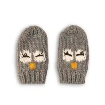 Manusi de fete cu imprimeu minoti owl