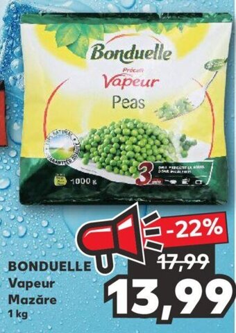 Kaufland Bonduelle vapeur mazăre 1kg Ofertă