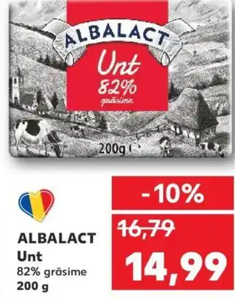 Kaufland Albalact unt 82% grăsime 200g Ofertă