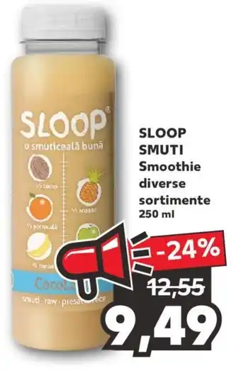 Kaufland Sloop smuti smoothie diverse sortimente 250ml Ofertă