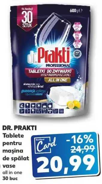 Kaufland Dr. Prakti tablete pentru mașina de spălat vase all in one 30buc Ofertă