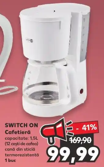 Kaufland Switch on cafetieră 1,5l Ofertă