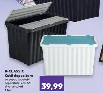 Kaufland K-classic cutii depozitare 53l 1buc Ofertă