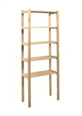 Brico Depôt Raft lemn, 5 polite, crem, 170 x 75 x 40 cm Ofertă