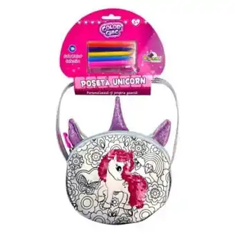 Poseta cu paiete reversibile, color chic, unicorn