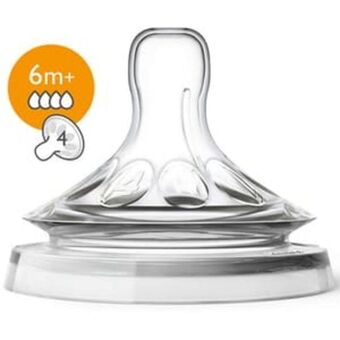 Altex Set tetine philips avent natural scf044/27, flux rapid, 6 luni +, 2 buc, silicon Ofertă