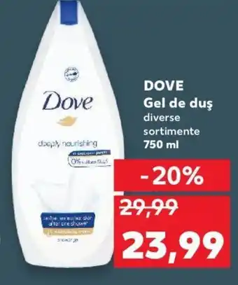 Kaufland Dove gel de duș diverse sortimente 750ml Ofertă