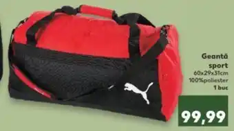 Kaufland Puma geantă sport 60x29x31 1buc Ofertă