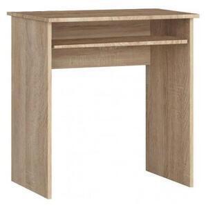 Birou calculator, placa laminata, raft tastatura, stejar, 68x51x74 cm