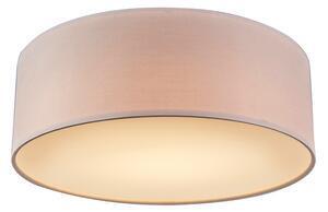Plafoniera roz 30 cm cu led - drum led