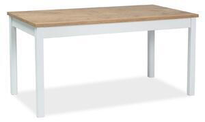 Masa stil baroc alba tiago, 140/220x80x76 cm