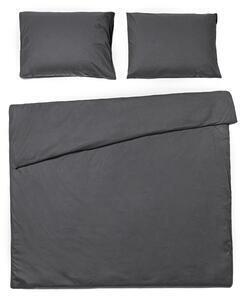 Favi Lenjerie pentru pat dublu din bumbac stonewashed bonami selection, 160 x 220 cm, gri antracit Ofertă