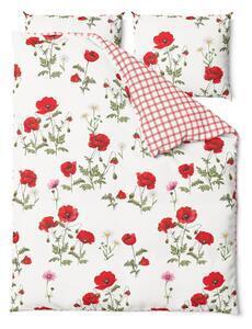 Favi Lenjerie de pat din bumbac pentru pat dublu bonami selection poppy, 160 x 220 cm Ofertă