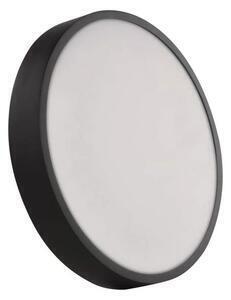 Plafonieră led/28,5w/230v d. 30 cm neagră