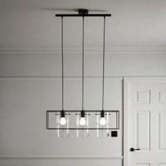 Brico Depôt Pendul, negru, 3 x 42 w • goodhome daluiz Ofertă