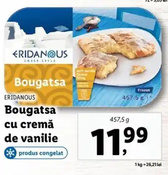 Eridanous bougatsa cu cremă de vanilie 457.5g