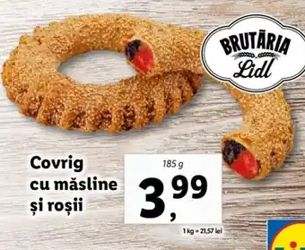 Lidl Lidl brutăria covrig cu măsline și roșii 185g Ofertă
