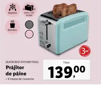 Lidl Silvercrest kitchen tools prăjitor de pâine 6 trepte de rumenire 1 buc Ofertă