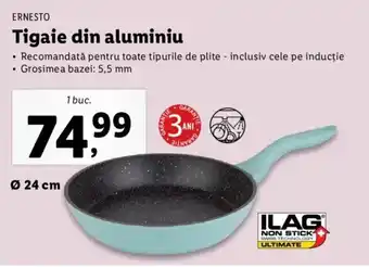 Lidl Ernesto tigaie din aluminiu grosimea bazei 5.5mm Ofertă