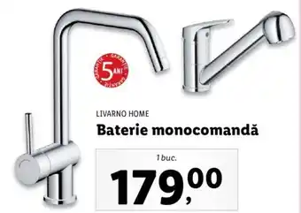 Lidl Livarno home baterie monocomandă 1 buc Ofertă