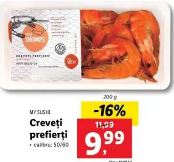 My sushi creveți prefierți calibru 50/60 200g