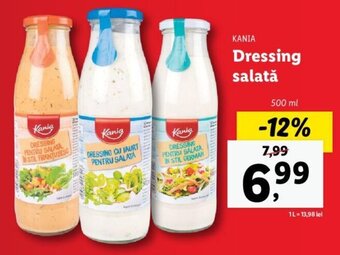 Lidl Kania dressing salată 500ml Ofertă
