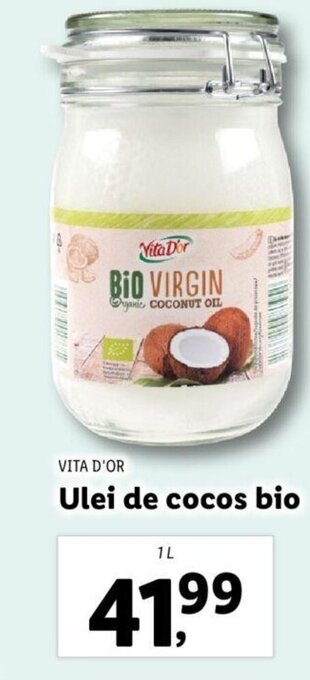 Lidl Vita d'or ulei de cocos bio 1l Ofertă