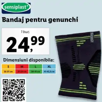 Lidl Sensiplast bandaj pentru genunchi 1 buc Ofertă