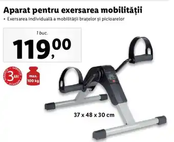Lidl Aparat pentru exersarea mobilității exersarea individuală a mobilită brețelor și picioarelor max 100kg 37 x 48 x 30 cm 1 buc Ofertă