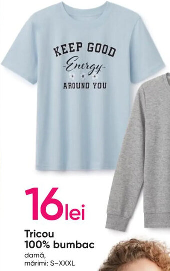 Pepco Tricou 100% bumbac damă Ofertă