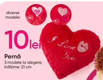 Pepco Pernă 3 modele la alegere înalțime 21 cm diverse modele Ofertă