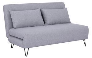 Favi Canapea extensibila stofa gri zenia, 141x90x81 cm Ofertă