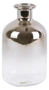 Favi Vază mică din sticlă pt living silver tube, înălțime 10 cm Ofertă