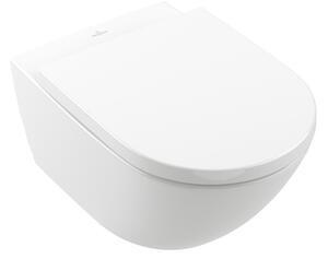 Favi Vas wc suspendat rimless, subway 3.0, cu twist flush, alb, cu capac soft close si quick release, villeroy boch Ofertă