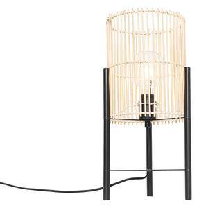 Lampă de masă scandinavă bambus - natasja