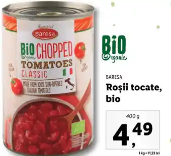 Lidl Baresa roșii tocate bio 400g Ofertă
