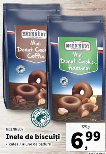 Lidl Mcennedy inele de biscuiți cafea / alune de pădure 125g Ofertă