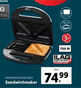 Lidl Silvercrest kitchen tools sandwichmaker 700w 1 buc Ofertă