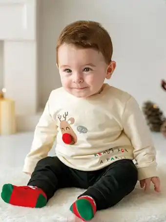 LC Waikiki Set pantaloni de trening,cu talie ribana,pentru bebeluşii băieți Ofertă