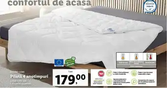 Lidl Livarno home pilotă 4 anotimpuri 200 x 220 cm poliester 1 set Ofertă