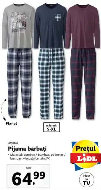 Livergy pijama bărbați 1 set
