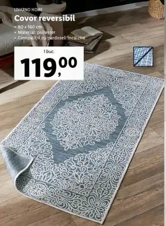 Lidl Livarno home 80 x 160cm poliester compatibil cu pardoseli încălzite 1 buc Ofertă