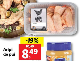 Lidl Aripi de pui 700g Ofertă