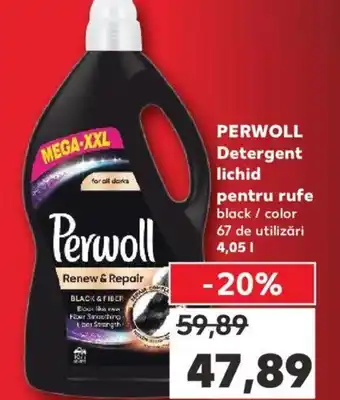 Kaufland Perwoll detergent lichid pentru rufe black / color 67 de utilizări 4.05l Ofertă