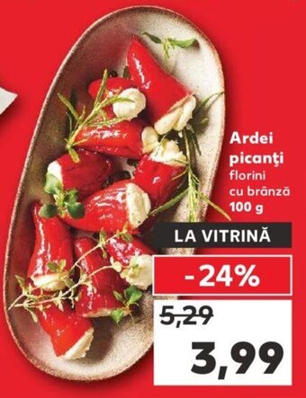 Kaufland Ardei picanți florini cu brânză 100g Ofertă
