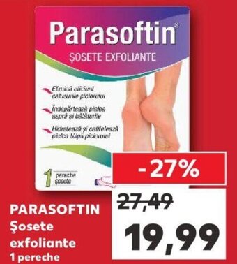 Parasoftin șosete exfoliante 1 pereche