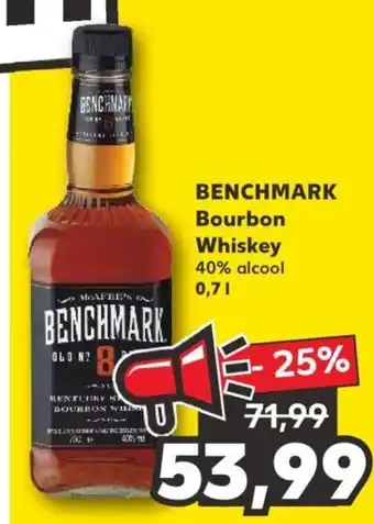 Benchmark bourbon whiskey 40% 0.7l