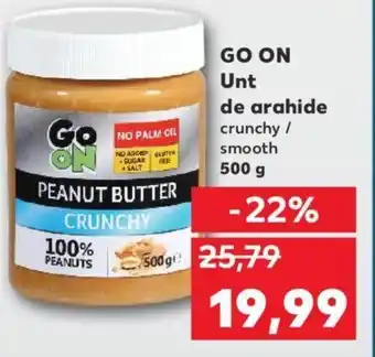 Go on unt de arahide crunchy / smooth 500g